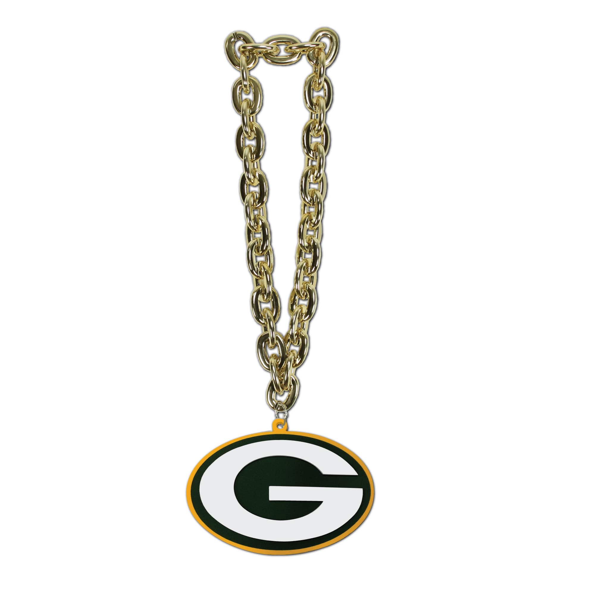 MOJO - Green Bay Packers Oversized Superfan Chain Necklace - Multicolor price history on PriceWatchPro