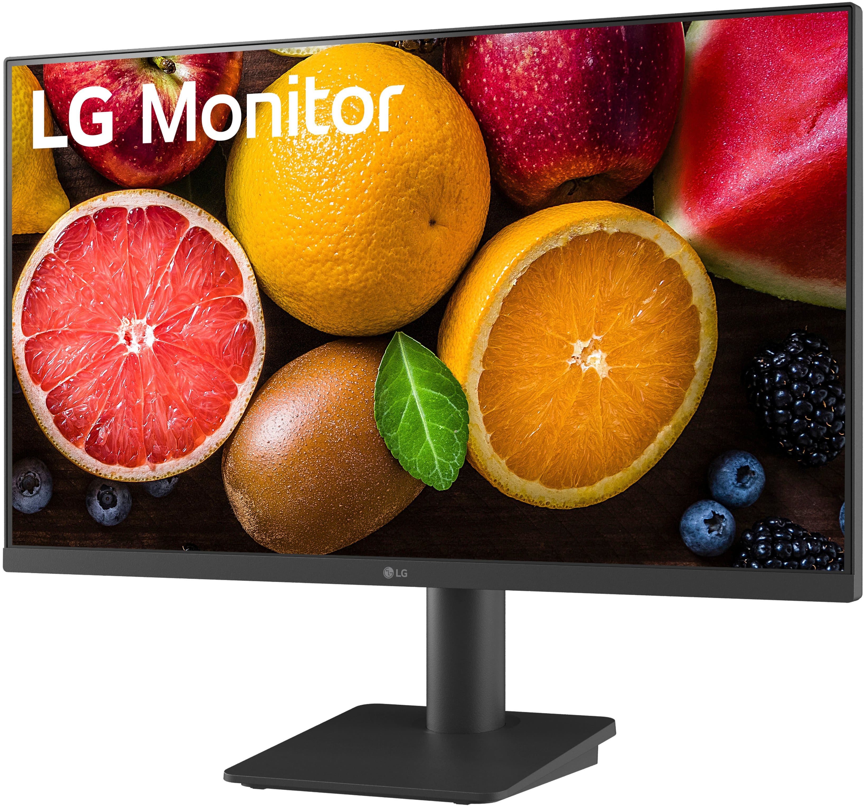 Back. LG - 27" LED FHD 100Hz Monitor - Black.