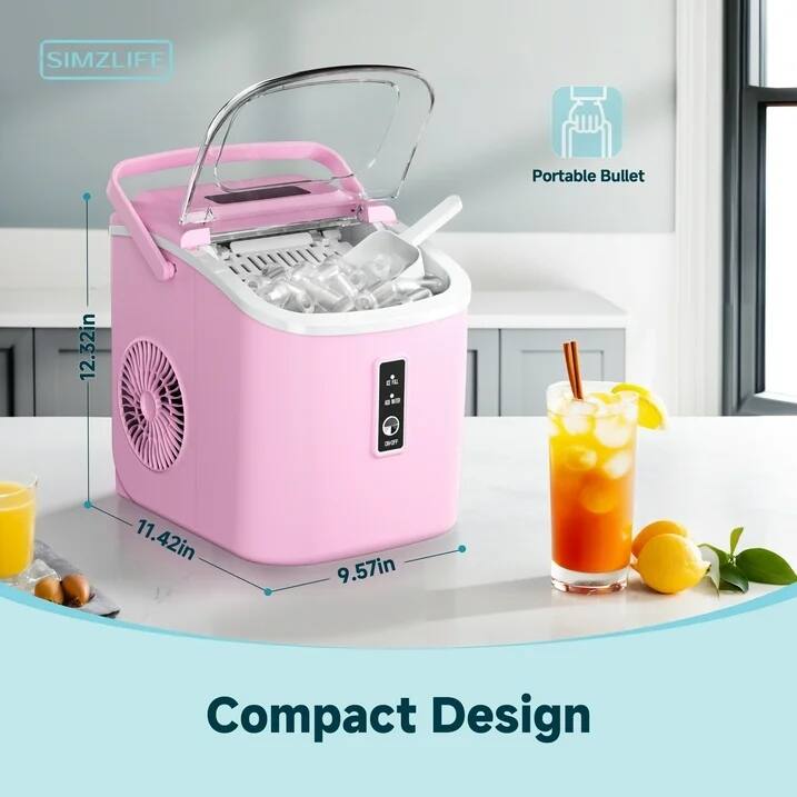 SIMZLIFE Portable Bullet  
12.32in x 11.42in x 9.57in  
Compact Design