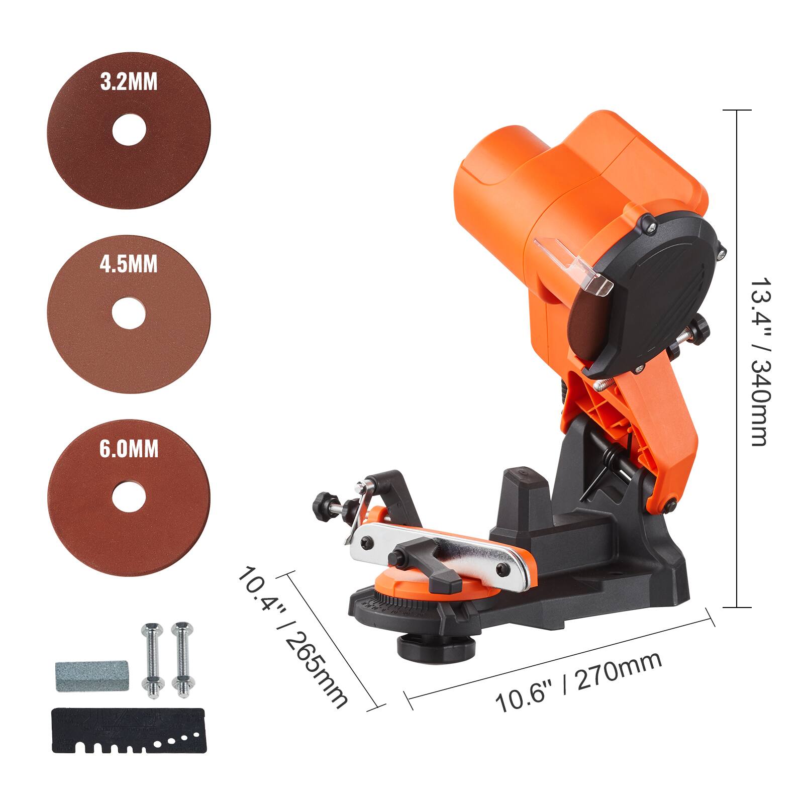 3.2MM  
4.5MM  
6.0MM  

10.4" | 265mm  
10.6" | 270mm  
13.4" / 340mm