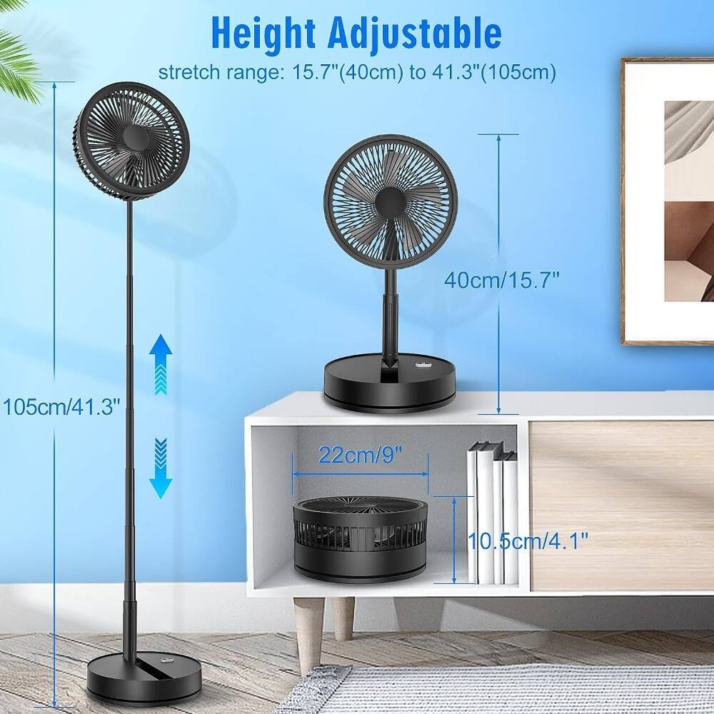Height Adjustable stretch range: 15.7" (40cm) to 41.3" (105cm)  
40cm/15.7"  
105cm/41.3"  
22cm/9"  
10.5cm/4.1"