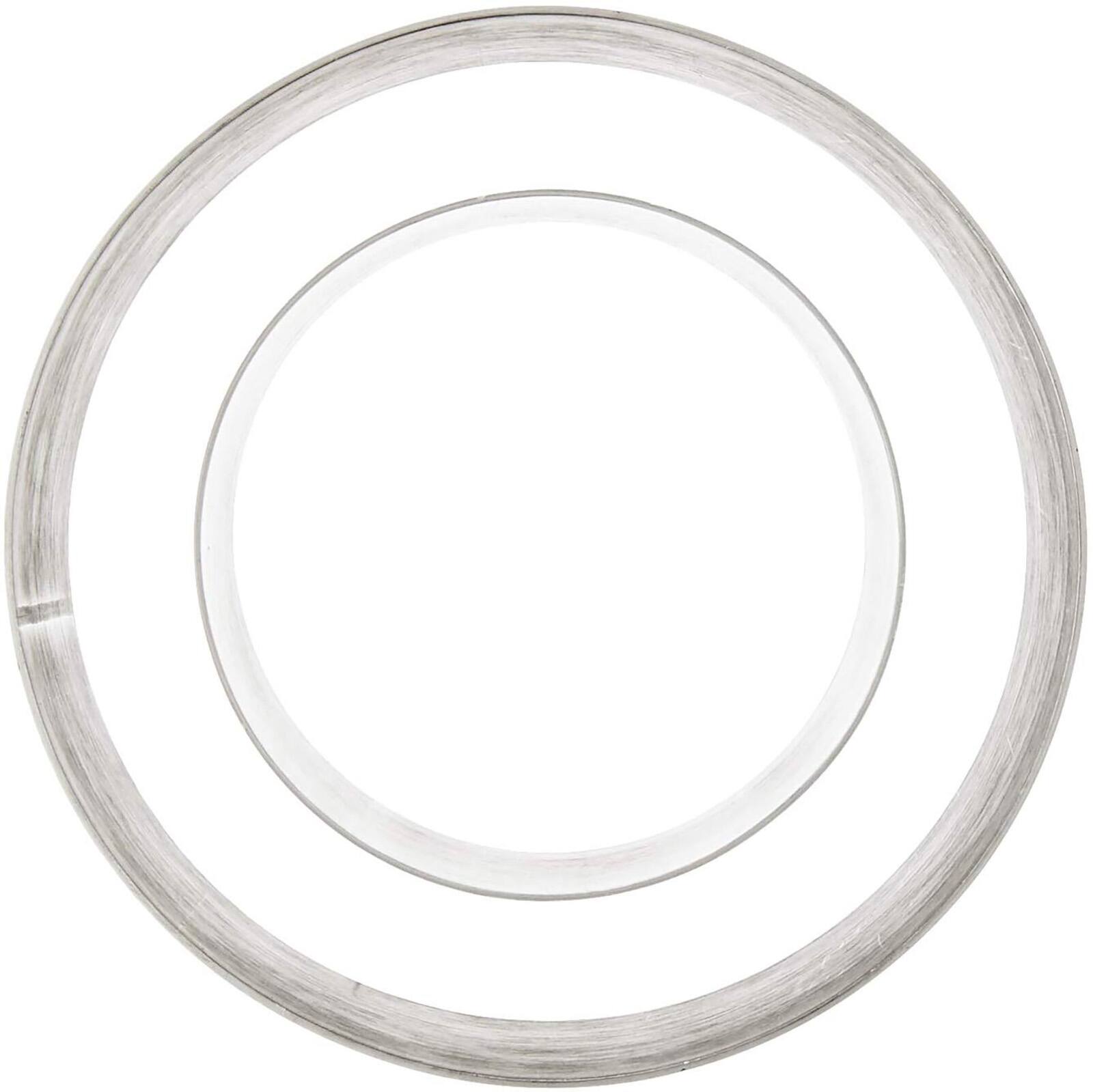 Alt View 3. Kuchenprofi - Stainless Steel 6-Piece Food Mold Forming Rings with Tamper/Pushers, Silver - Silver.