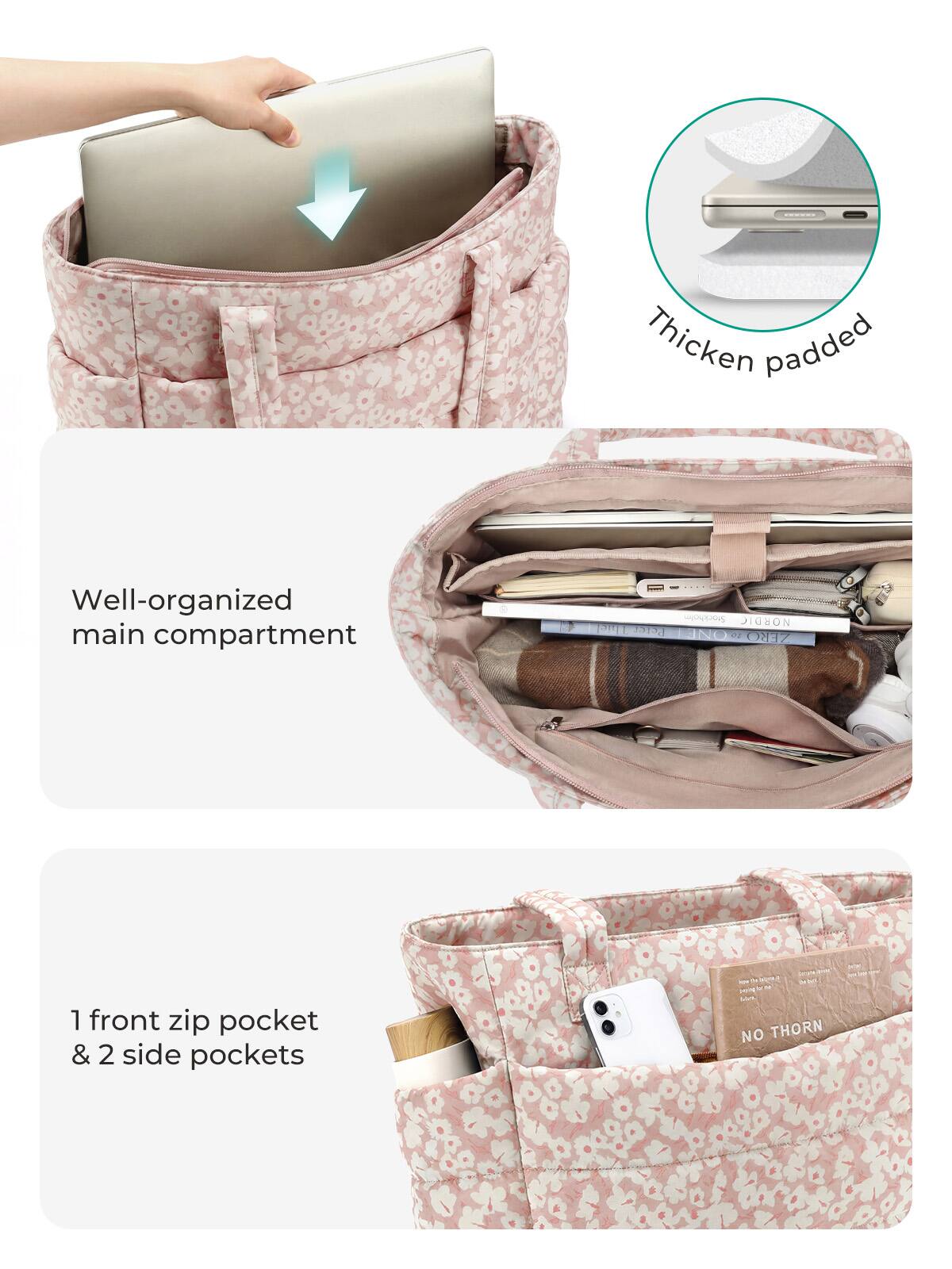 Thicken padded  
Well-organized main compartment  
Storkcholm NORDIC BUTT 1315H INOO 1 ZERO 1  
front zip pocket & 2 side pockets  
NO THORN