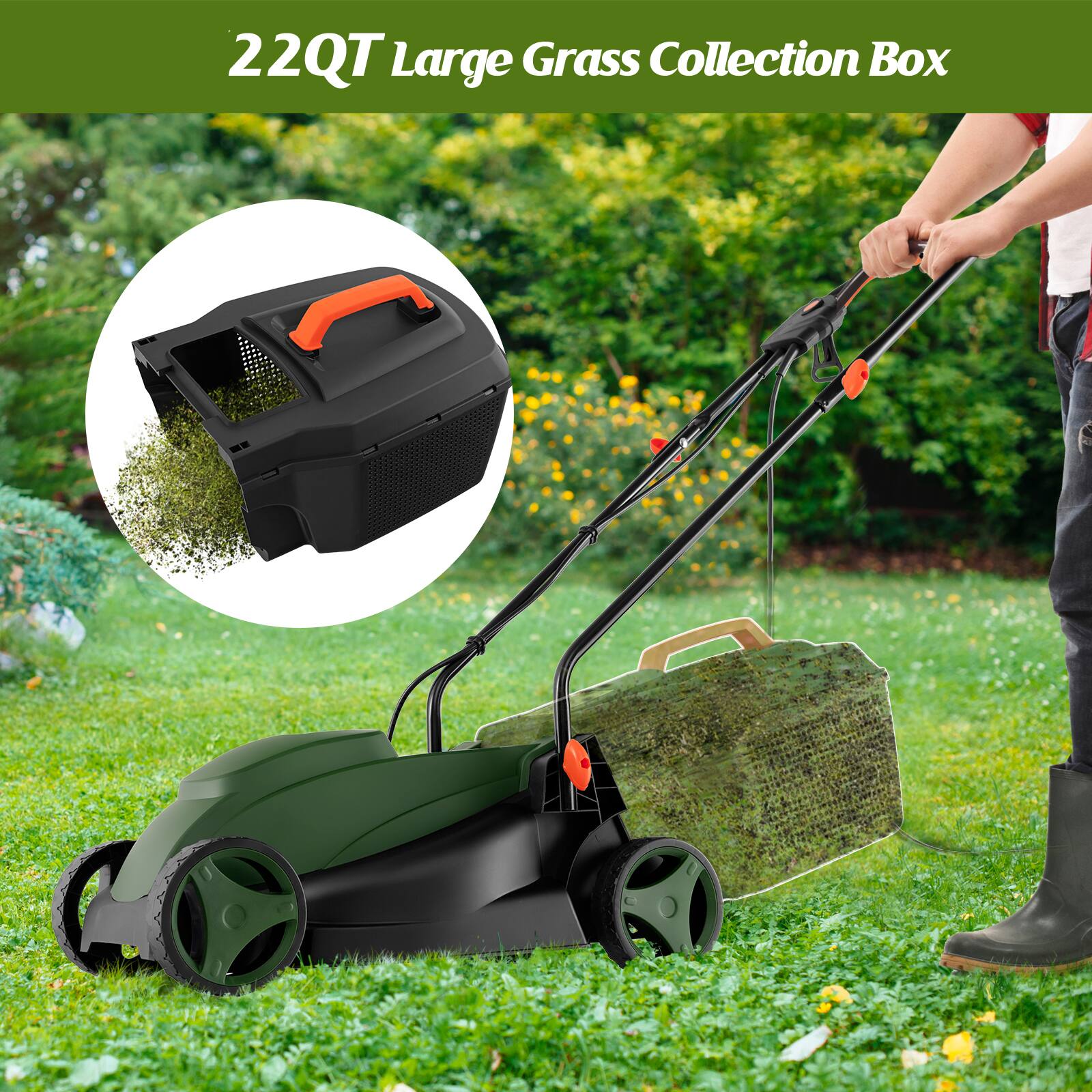 22QT Large Grass Collection Box