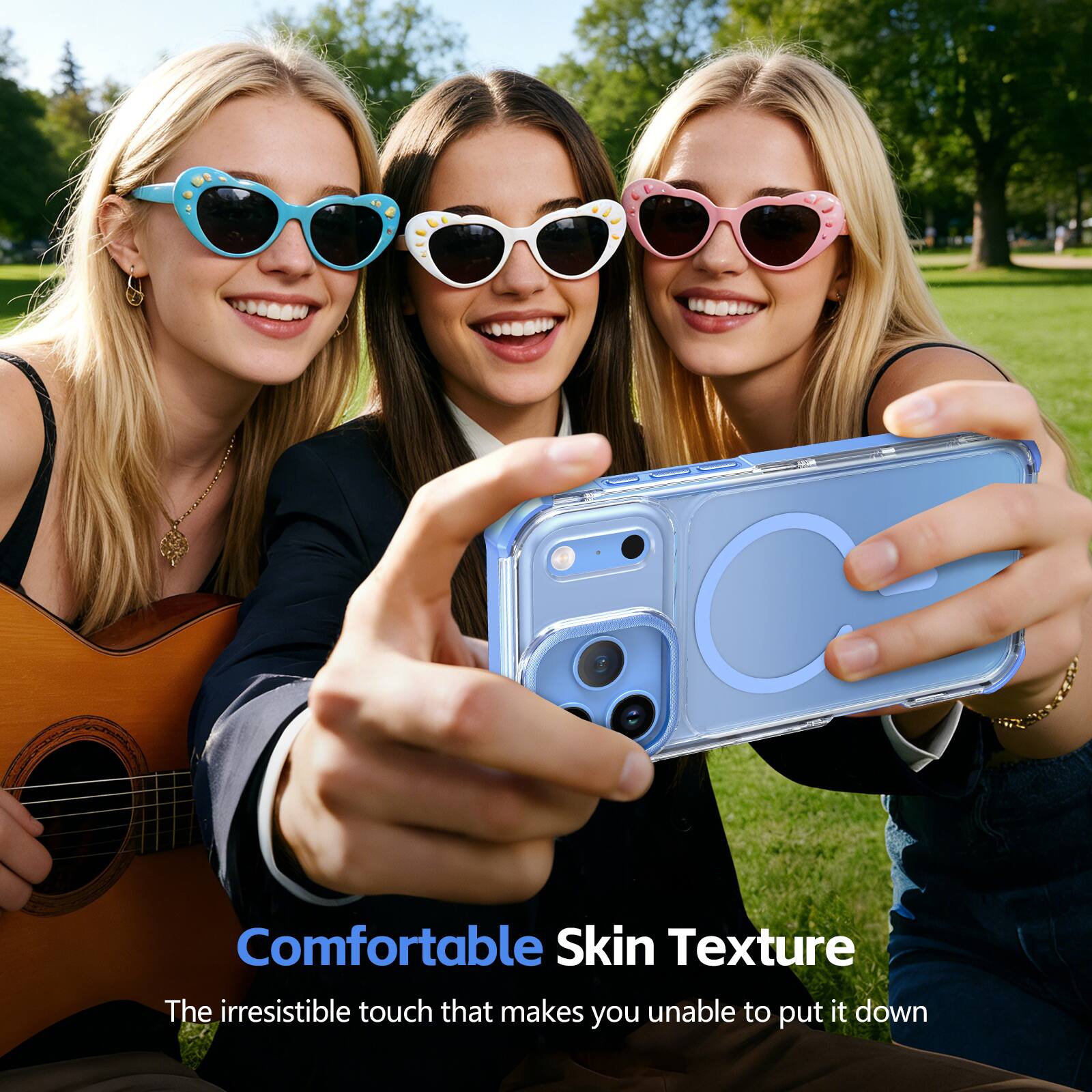 Comfortable Skin Texture  
The irresistible touch that makes you unable to put it down