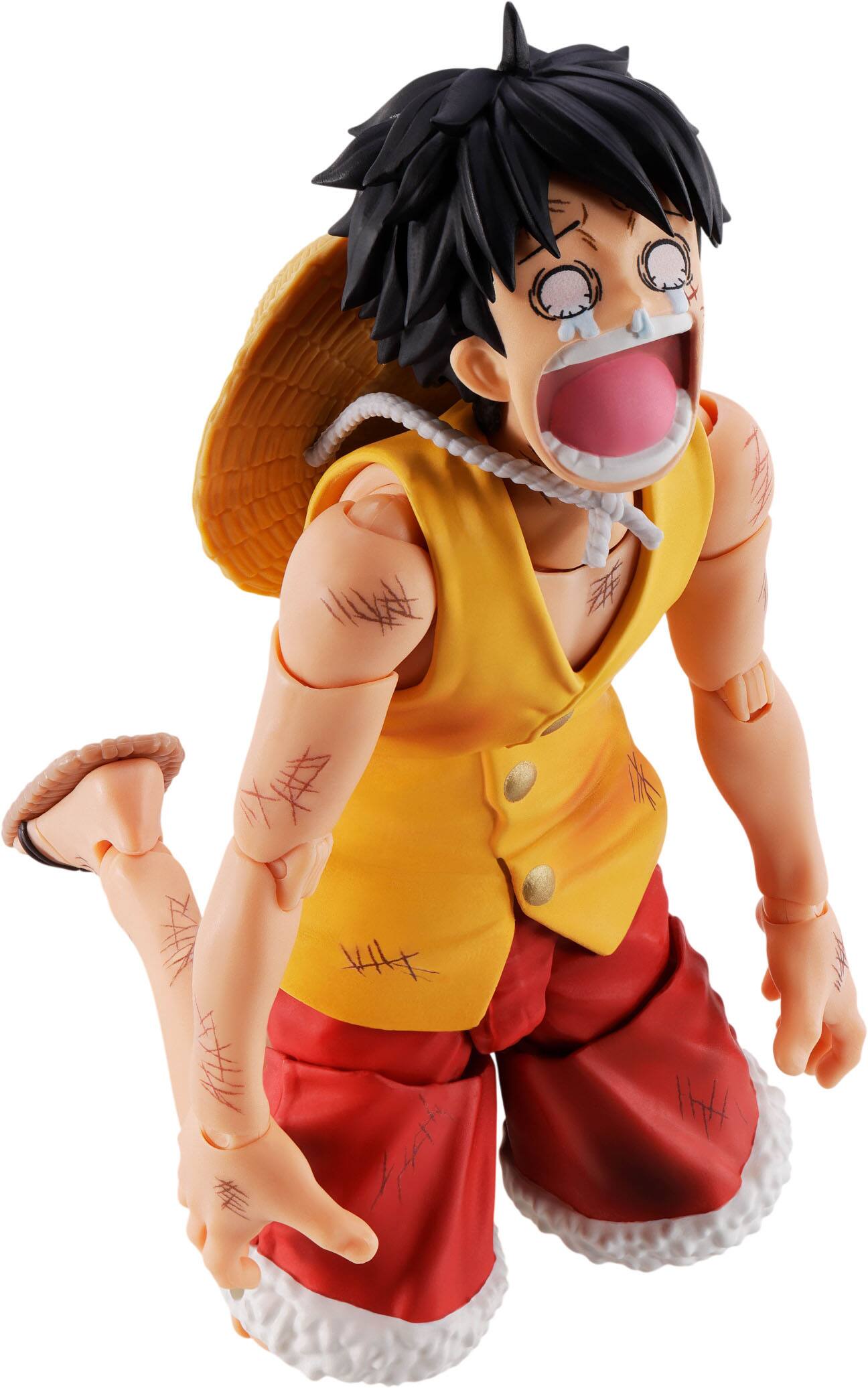 Alt View 4. Bandai - 7.1" Monkey D Luffy - Summit War of Marineford - S.H.Figuarts.