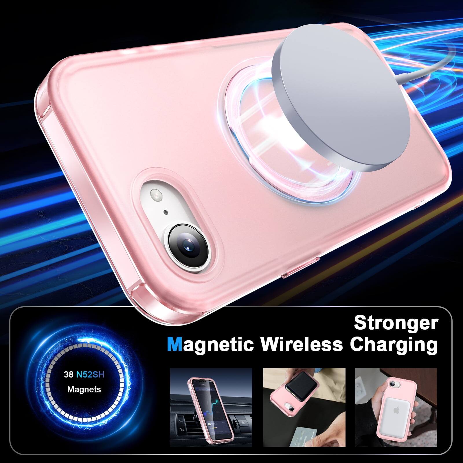 Stronger Magnetic Wireless Charging  
38 N52SH Magnets