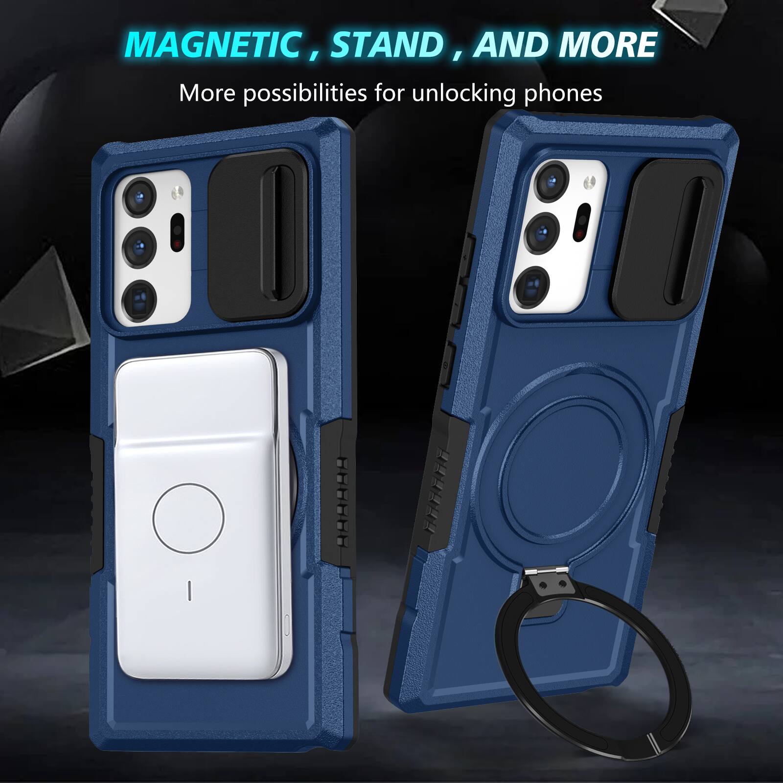 MAGNETIC, STAND, AND MORE  
More possibilities for unlocking phones