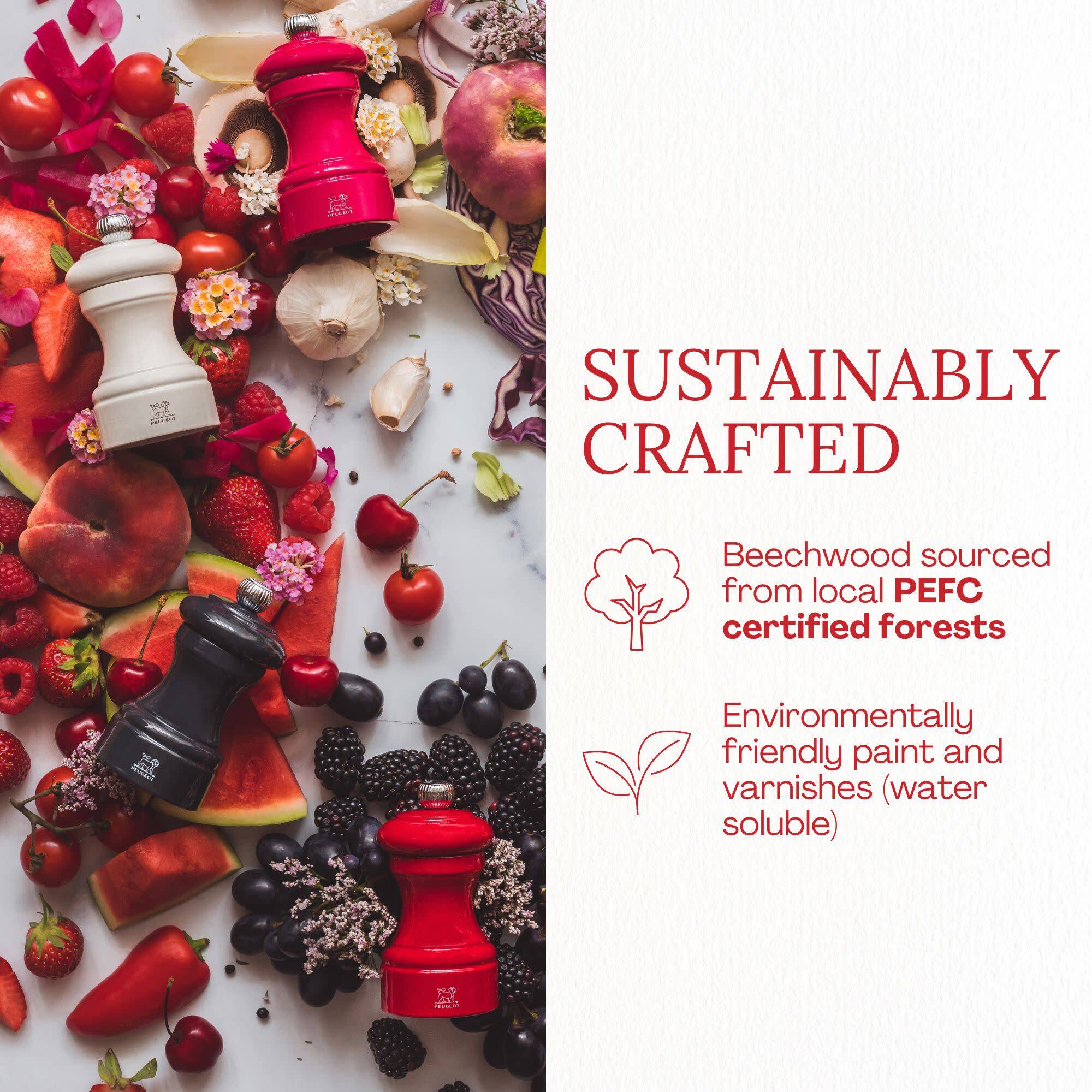 SUSTAINABLY CRAFTED

Beechwood sourced from local PEFC certified forests

Environmentally friendly paint and varnishes (water soluble)