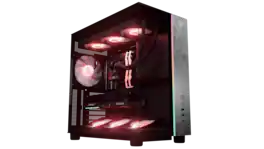 Andromeda Insights - AI AMD V3 Elite Pro Gaming PC RX 9070XT 16GB | Intel Core Ultra 7 265KF (5.5 GHz Boost) | 32GB DDR5 6000 | 2TB Gen4 SSD - Black