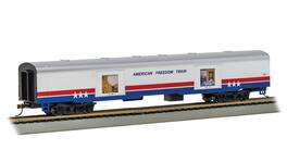 Bachmann - Trains - LIMITED EDITION AMERICAN FREEDOM TRAIN CARS - LIGHTED EXHIBIT CAR #102 1796-1816 - HO Scale