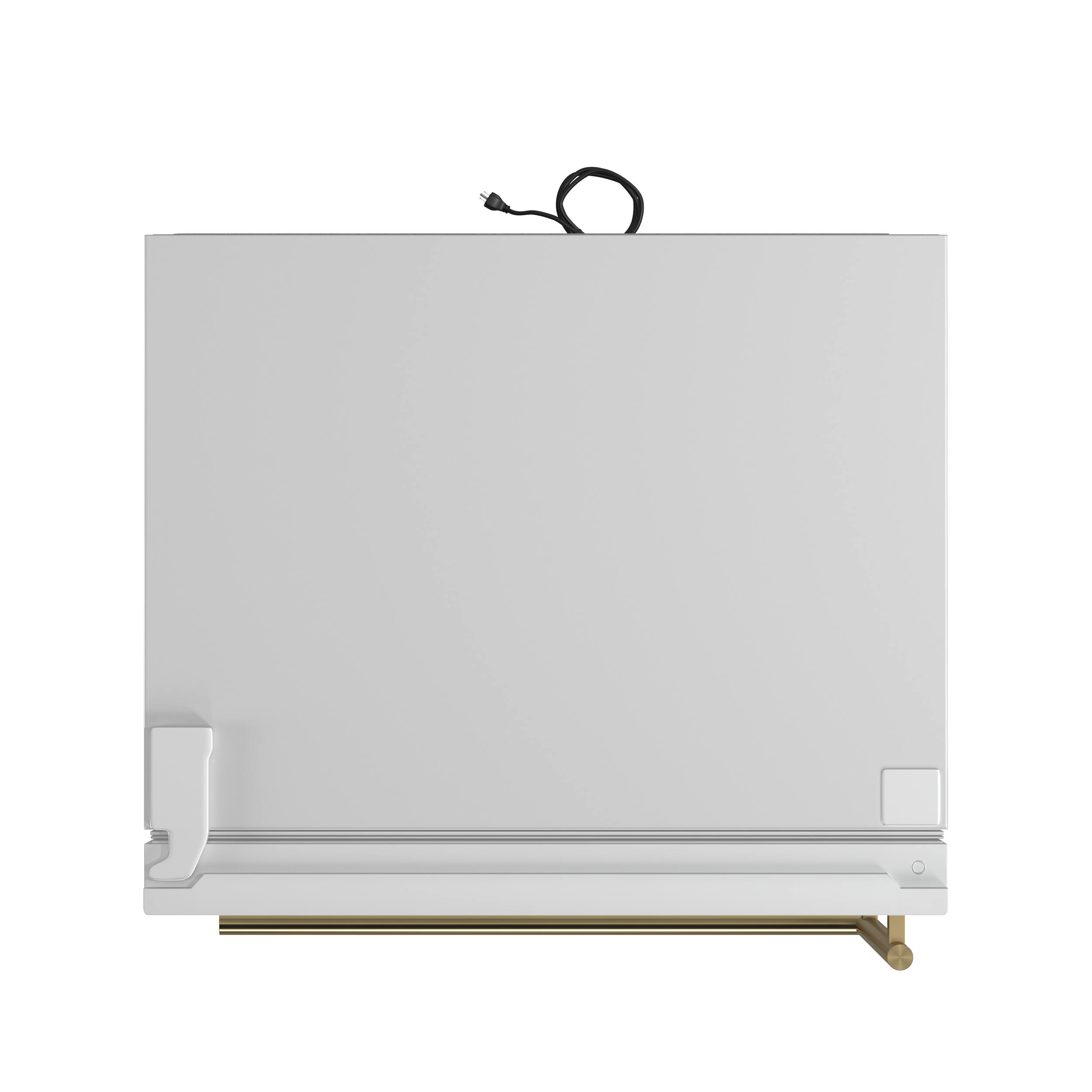 Alt View 1. Forno Appliances - Milano Espresso 17.2 Cu. Ft. Bottom Freezer Refrigerator with Built-In Ice Maker - White.