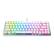 Front. ROCCAT - Vulcan II Mini – 65% Wired Gaming Keyboard With Customizable AIMO RGB Illumination - White.