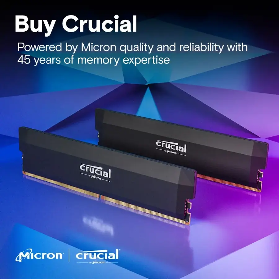 Buy Crucial, powered by Micron, for quality and reliability with 45 years of memory expertise. Crucial - Micron - Gecron - Micron - Crucial by Micron.