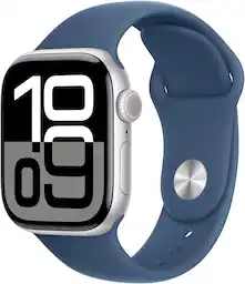 Silver - Aluminum - Sport Band - Denim