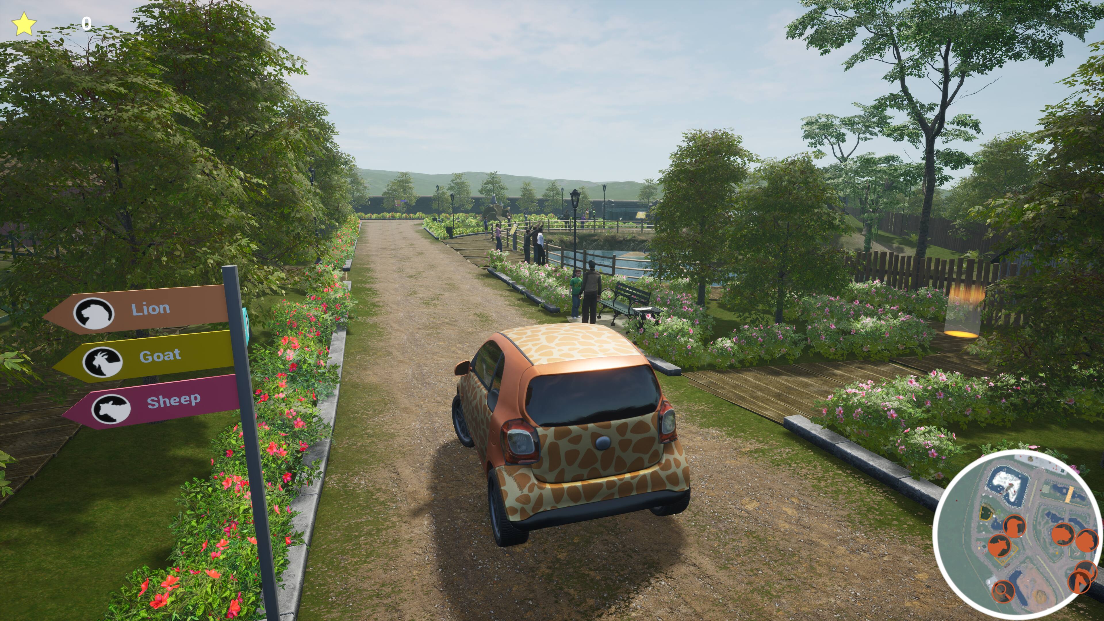 The text on the image reads "Lion Goat Sheep."