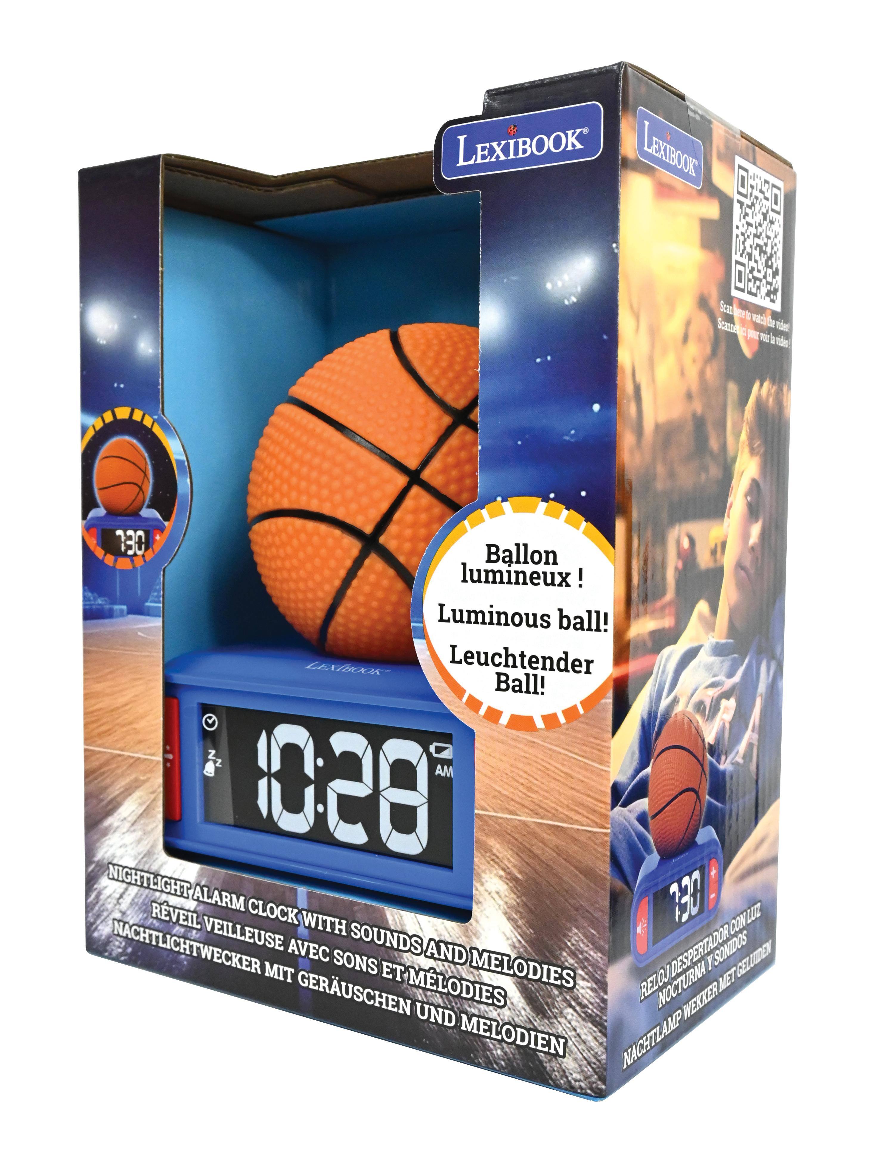 LEXIBOOK LEXIBOOK Scal & vad be thel Scam 9 R T de 130 Ballon lumineux! Luminous ball! LexiBOO Leuchtender Ball! Z AM 1028 NIGHTLIGHT ALARM 130 REVEIL CLOCK WITH CON LUZE NACHTLICHTWECKER VEILLEUSE AVEC SOUNDS AND SONIDOS MIT GERUSCHEN SONS ET MLODIES MELODIES RELOU ELOJDESPERTADOR NOCTURNA MET GELUEN UND WEXKER MELODIEN NACHTLAMP