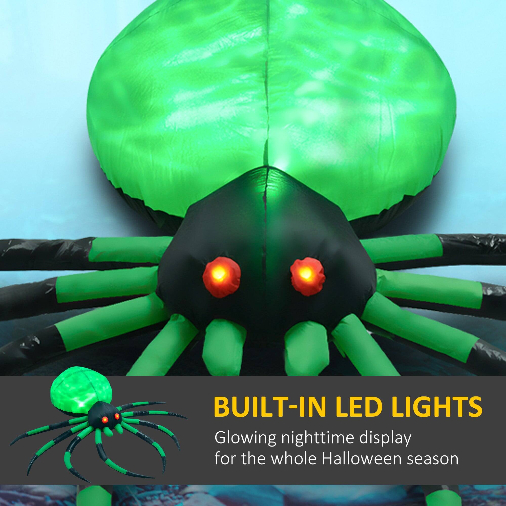 BUILT-IN LED LIGHTS  
Glowing nighttime display for the whole Halloween season