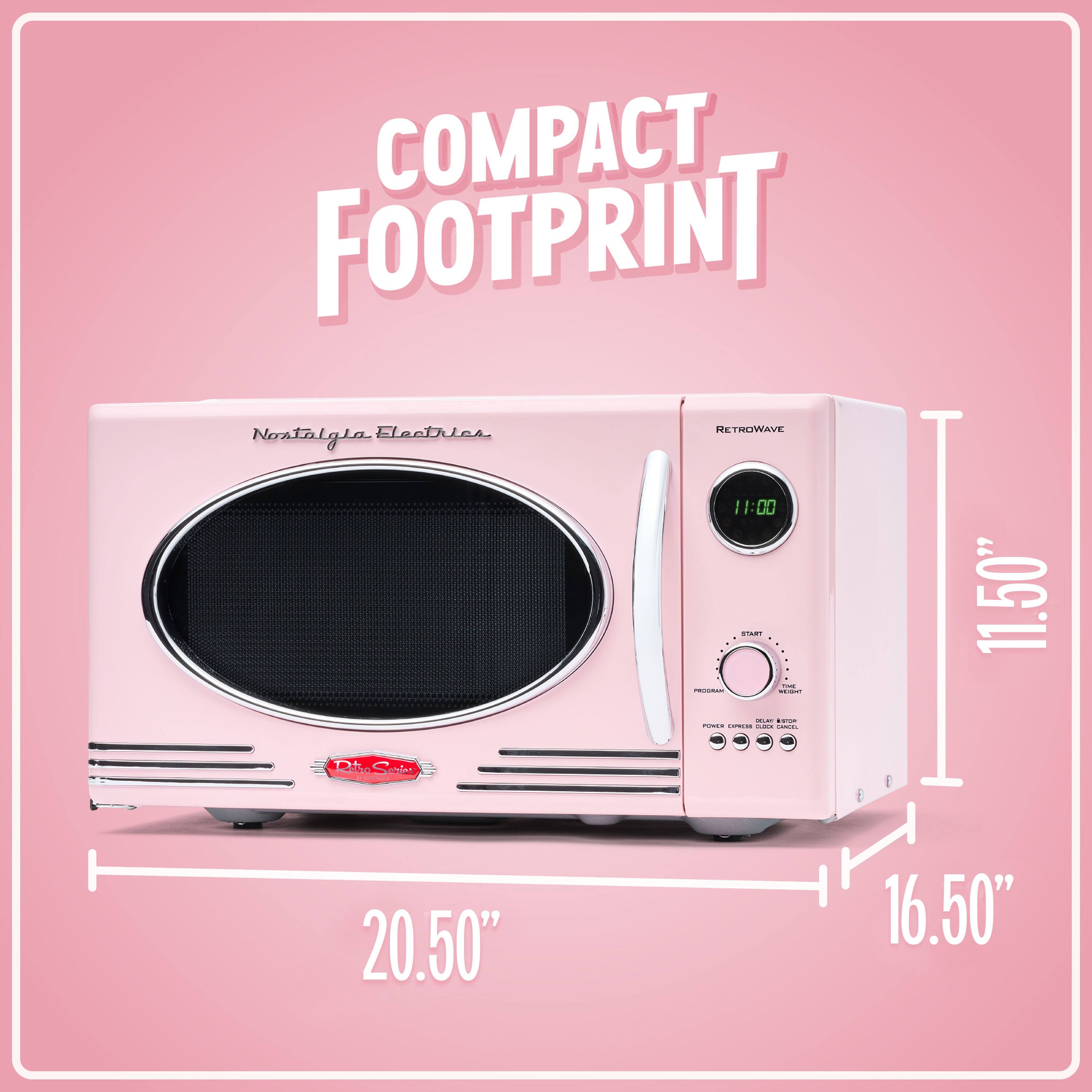 COMPACT FOOTPRINT  
RETROWAVE  
Nostalgia Electric  

11.50"  
20.50"  
16.50"