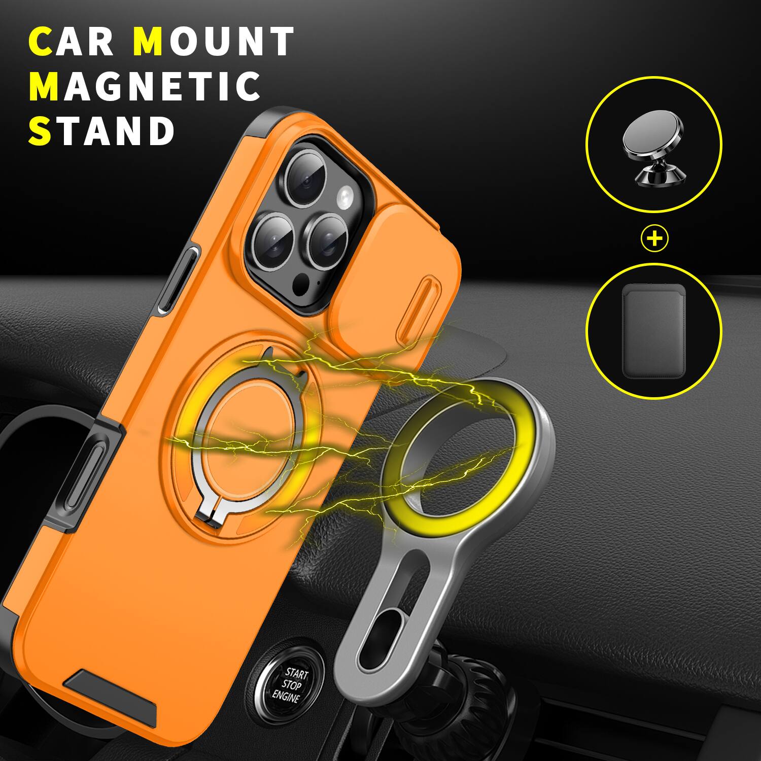 CAR MOUNT MAGNETIC STAND

START STOP ENGINE