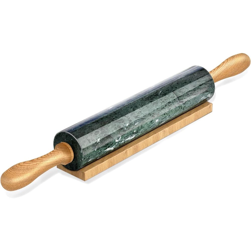 PARKER SLATER - Marble Rolling Pin – Non-Stick Stone, Dough Roller for Baking, Pasta, Pastry