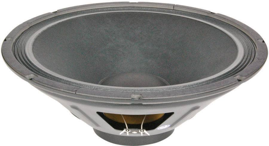 Front. Eminence - ALPHA-15A Woofer - Black.