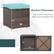 Product Dimension: 16" x 16" x 2.5"
Weight Capacity of Ottoman: 350 lbs
Weight Capacity of Storage Box: 30 lbs
Dimensions: 15.5" x 14" x 14"