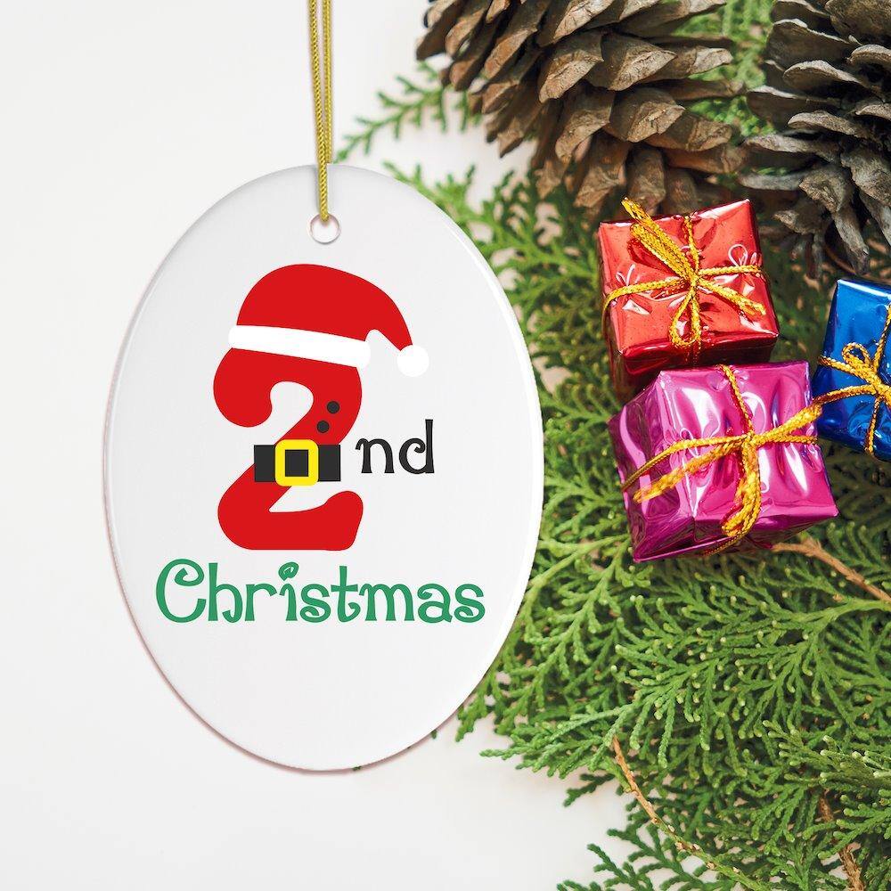 Back. OrnamentallyYou - 2nd Christmas Ornament - Multi-colored.