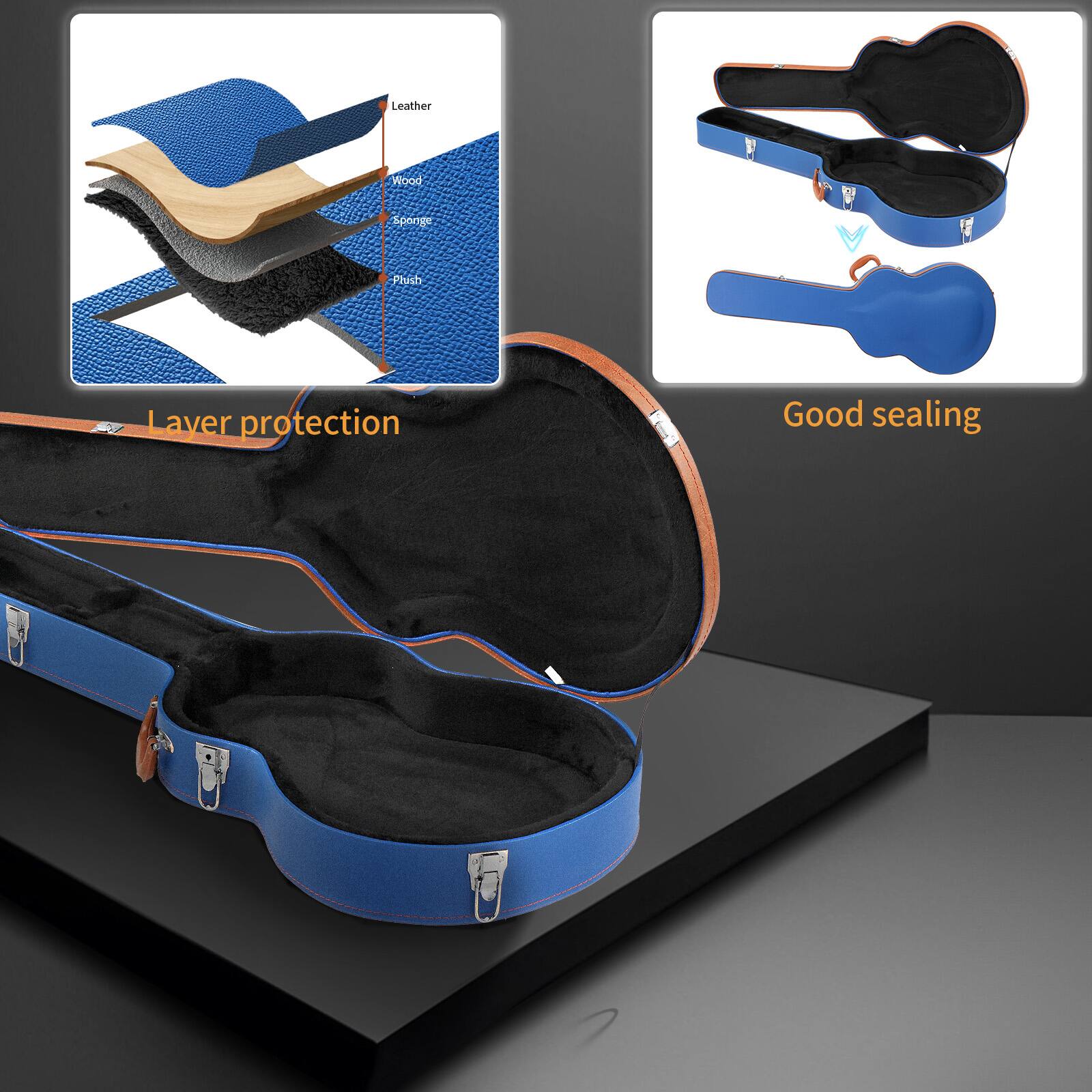 Layer protection

Leather
Wood
Sponge
Plush

Good sealing