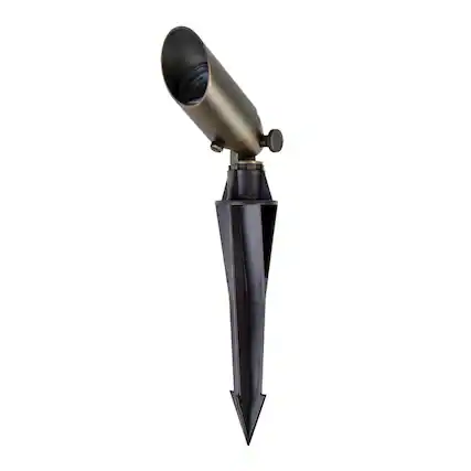Front. Elitco Lighting - C050 Landscape Spot Light - Antique Brass.