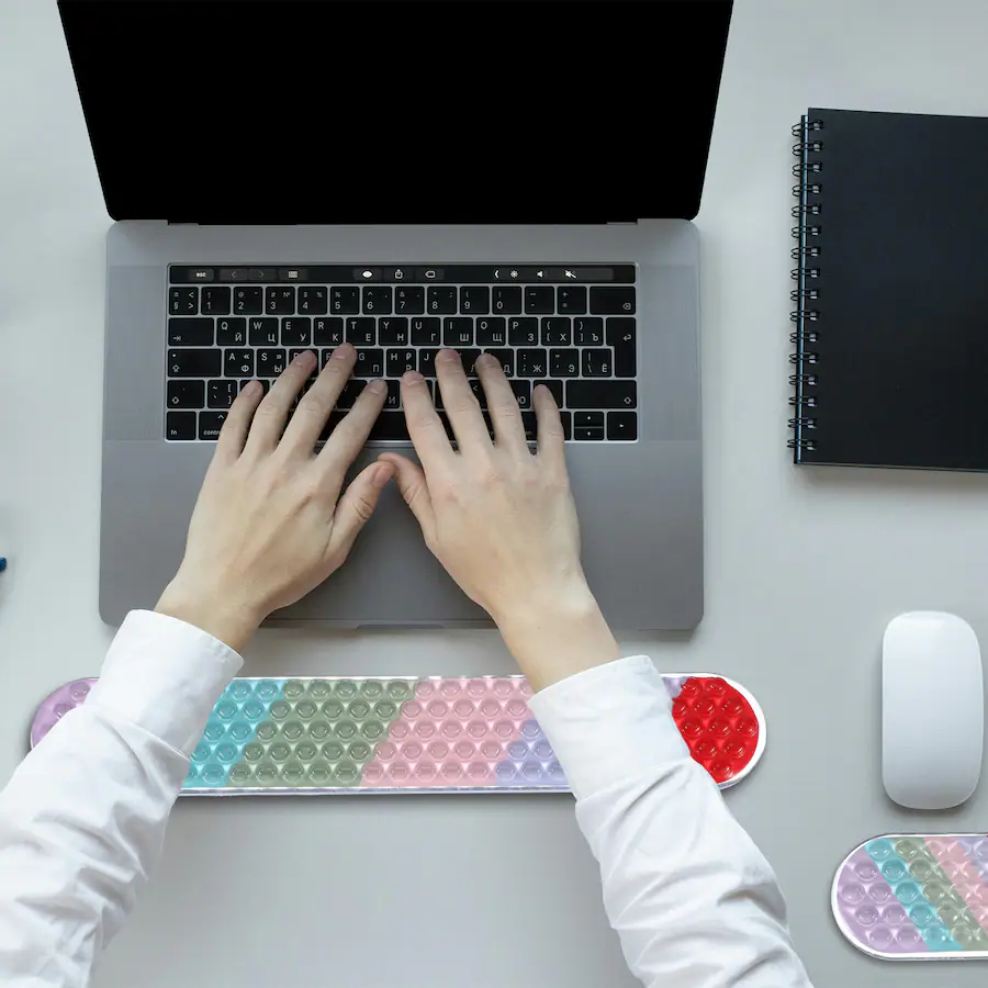 Unique Bargains Gel Wrist Rest, Ergonomic Silicone Gel Mouse Pad with ...