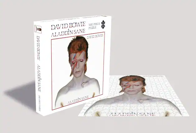 DAVID BOWIE
ALADDIN SANE
500 PIECE PUZZLE
DAVID BOWIE
ALADDIN SANE
500 PIECE PUZZLE
