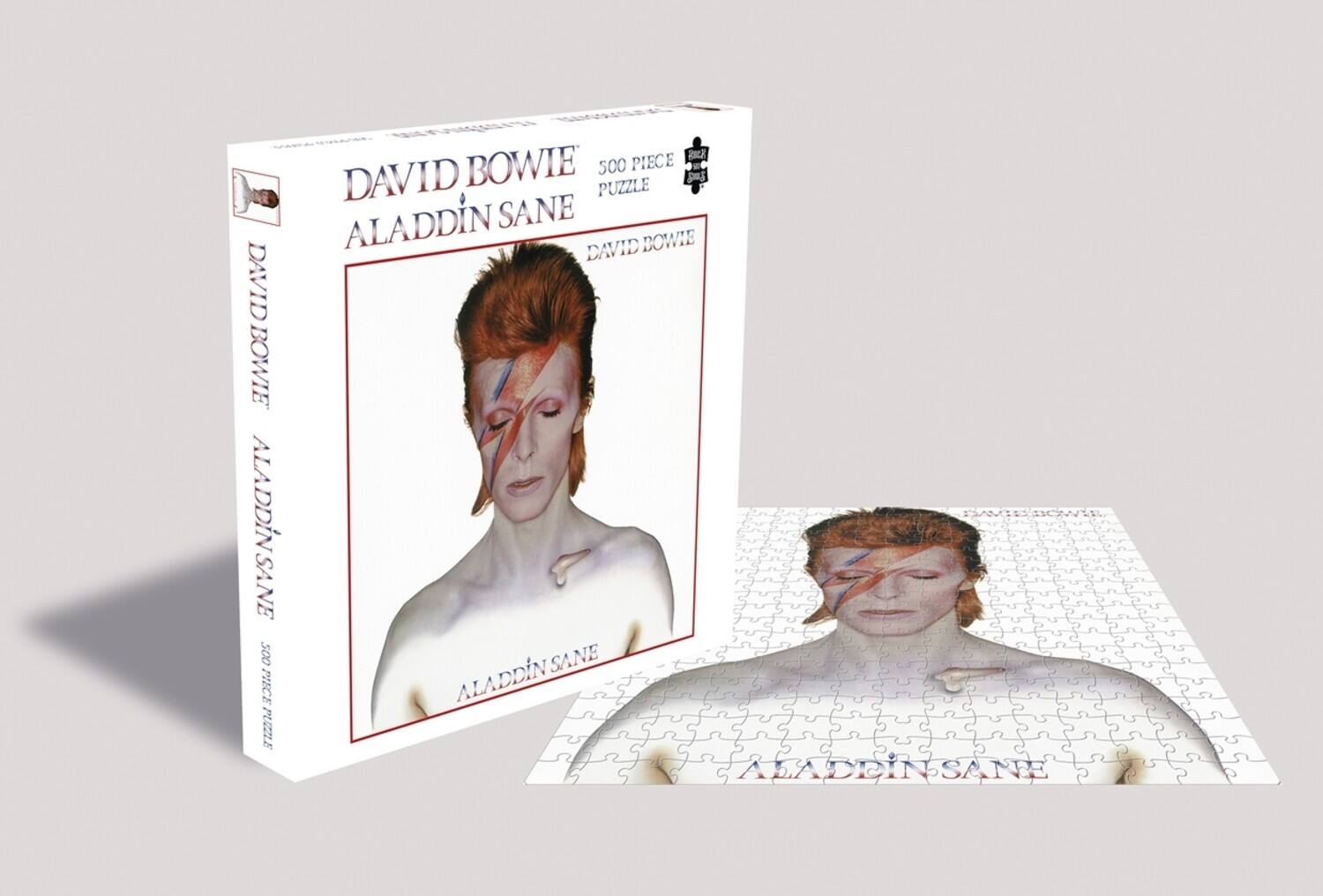 DAVID BOWIE  
ALADDIN SANE  
500 PIECE PUZZLE  

DAVID BOWIE  
ALADDIN SANE  
500 PIECE PUZZLE