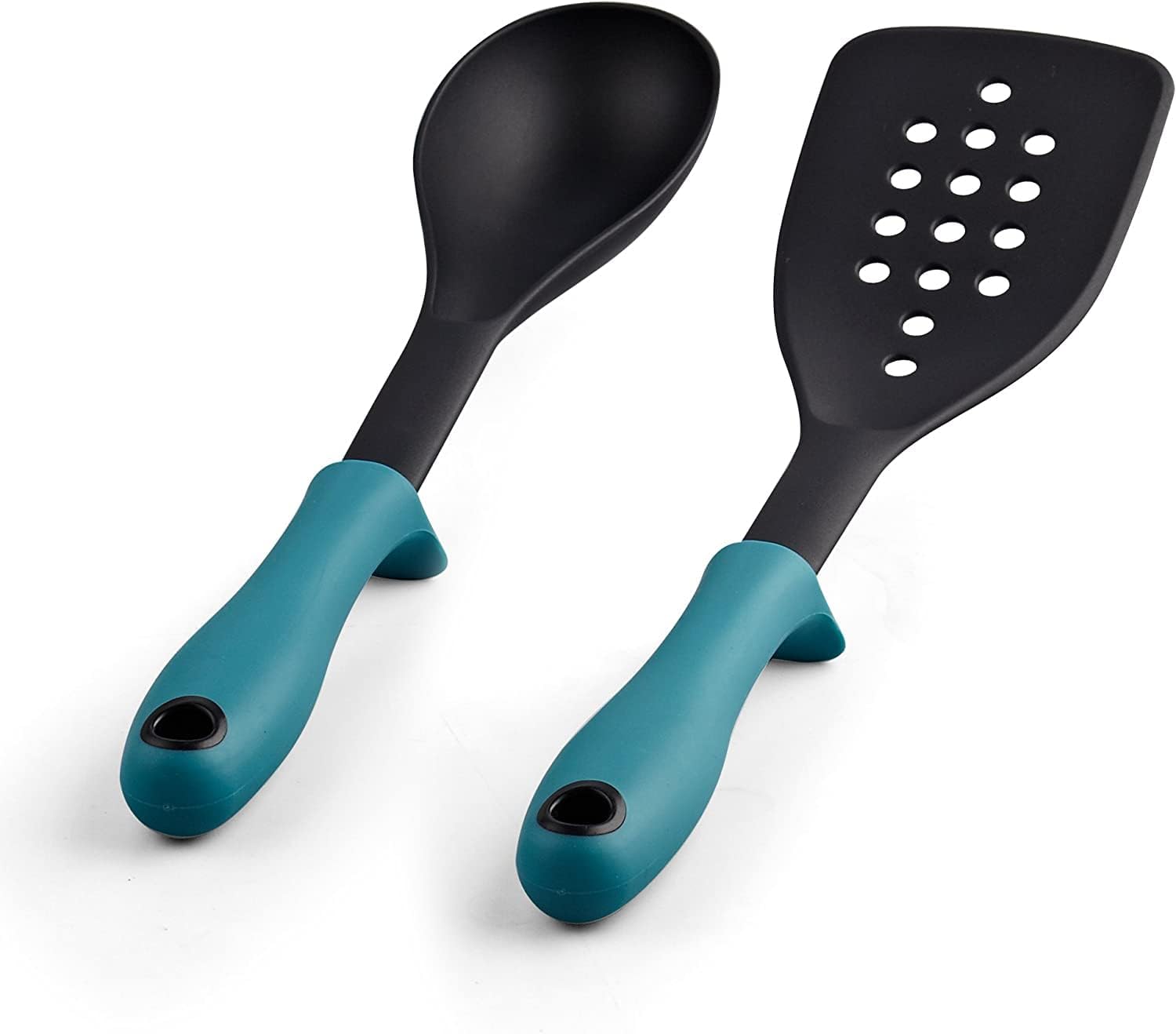 Alt View 5. Cook N Home - Cook N Home Nonstick Cookware Set 12-Piece, Frying Pans and Saucepans, Induction Compatible, Turquoise - turquoise.