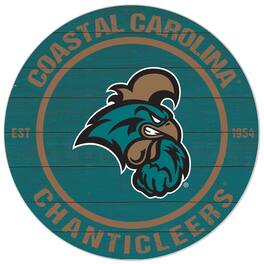 Jardine - Coastal Carolina Chanticleers 20'' x 20'' Indoor/Outdoor Circle Sign - Teal
