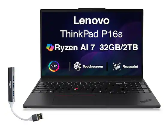 Lenovo ThinkPad P16s Ryzen AI 7 32GB/2TB OLED Touchscreen Fingerprint