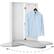 Front. Ivation - Wall-Mounted Swivel Ironing Board Cabinet, Foldable Storage Station Hooks & Rack Set - White.