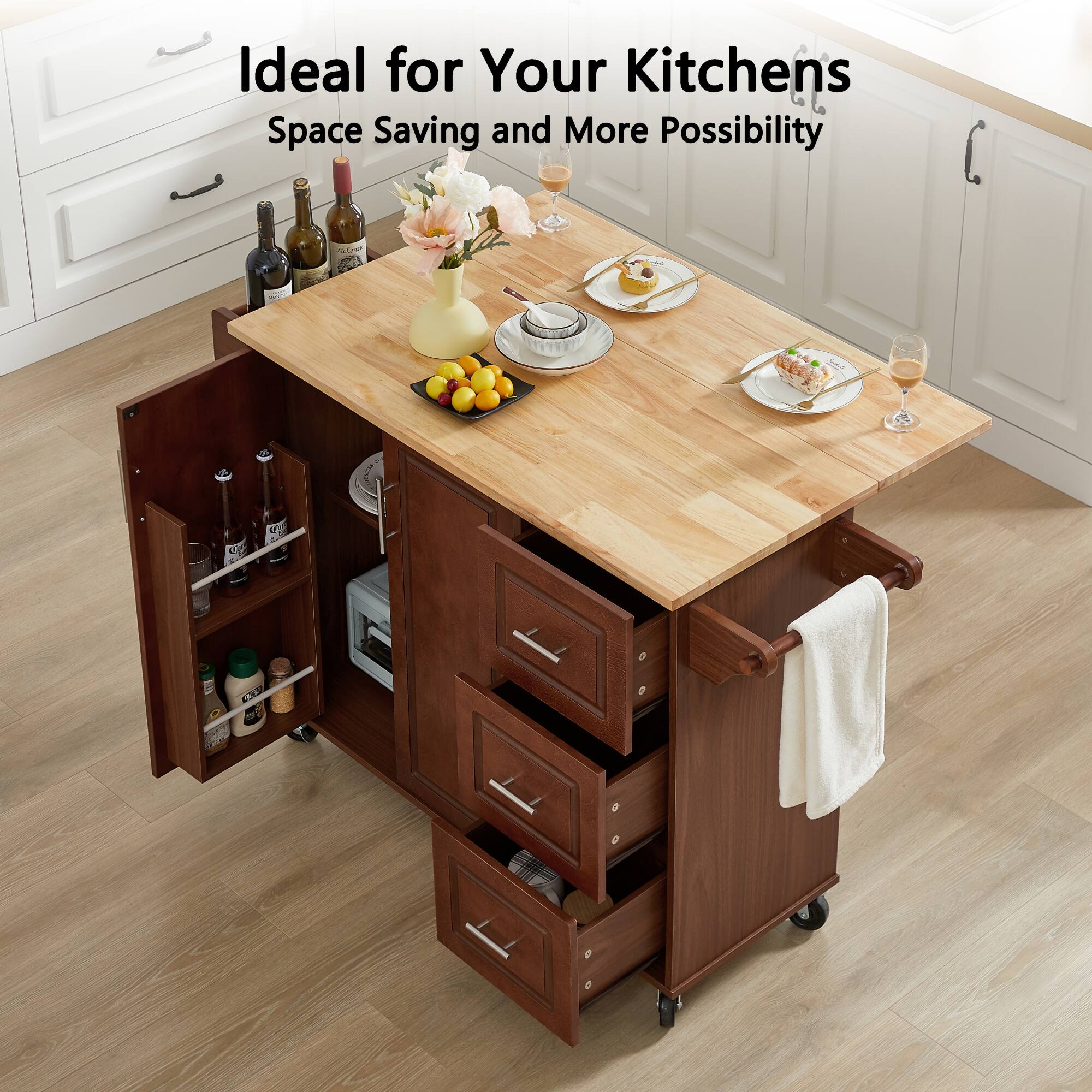 Ideal for Your Kitchens  
Space Saving and More Possibility
