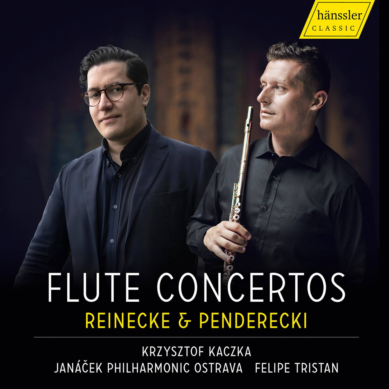 FLUTE CONCERTOS  
REINECKE & PENDERECI  
KRZYSZTOF KACZKA  
JANÁČEK PHILHARMONIC OSTRAVA  
FELIPE TRISTAN  

hänssler CLASSIC
