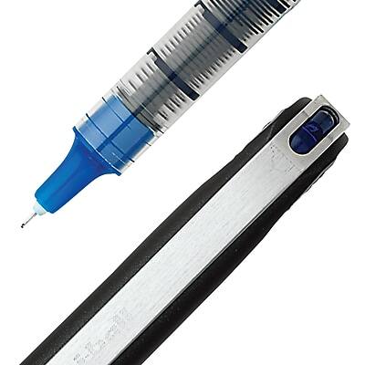 Alt View 1. uni-ball -  Vision Needle Rollerball Pens, Micro Point, 0.5mm, 12/Pack  - Blue Ink.