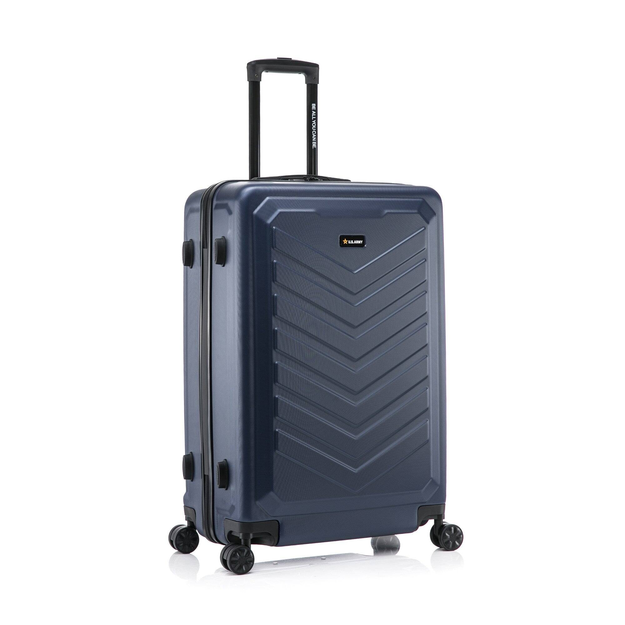Alt View 4. US Army - FOX 28" Large Suitcase - NAVY BLUE.