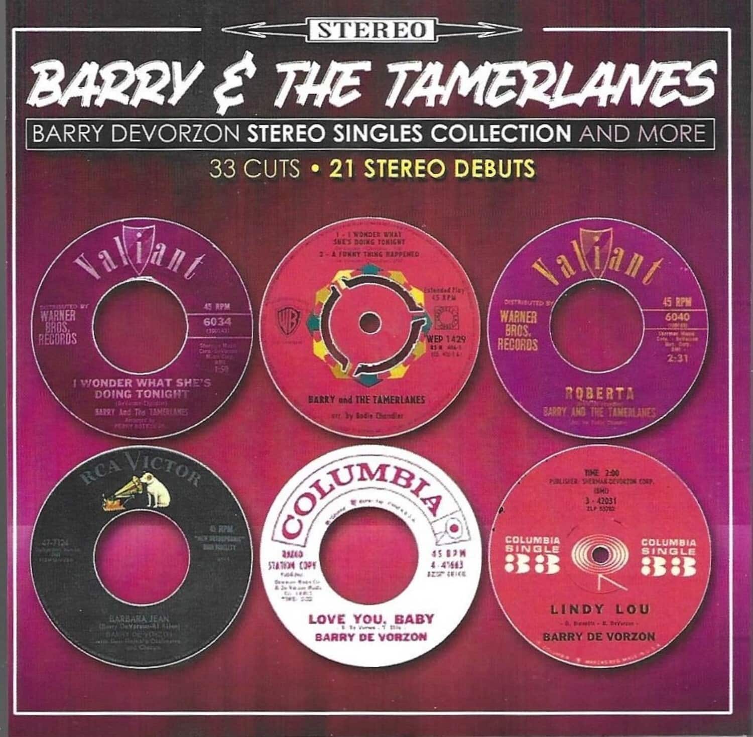 Barry & Tamerlanes - Stereo Singles Collection And more   - COMPACT DISCS [CD]