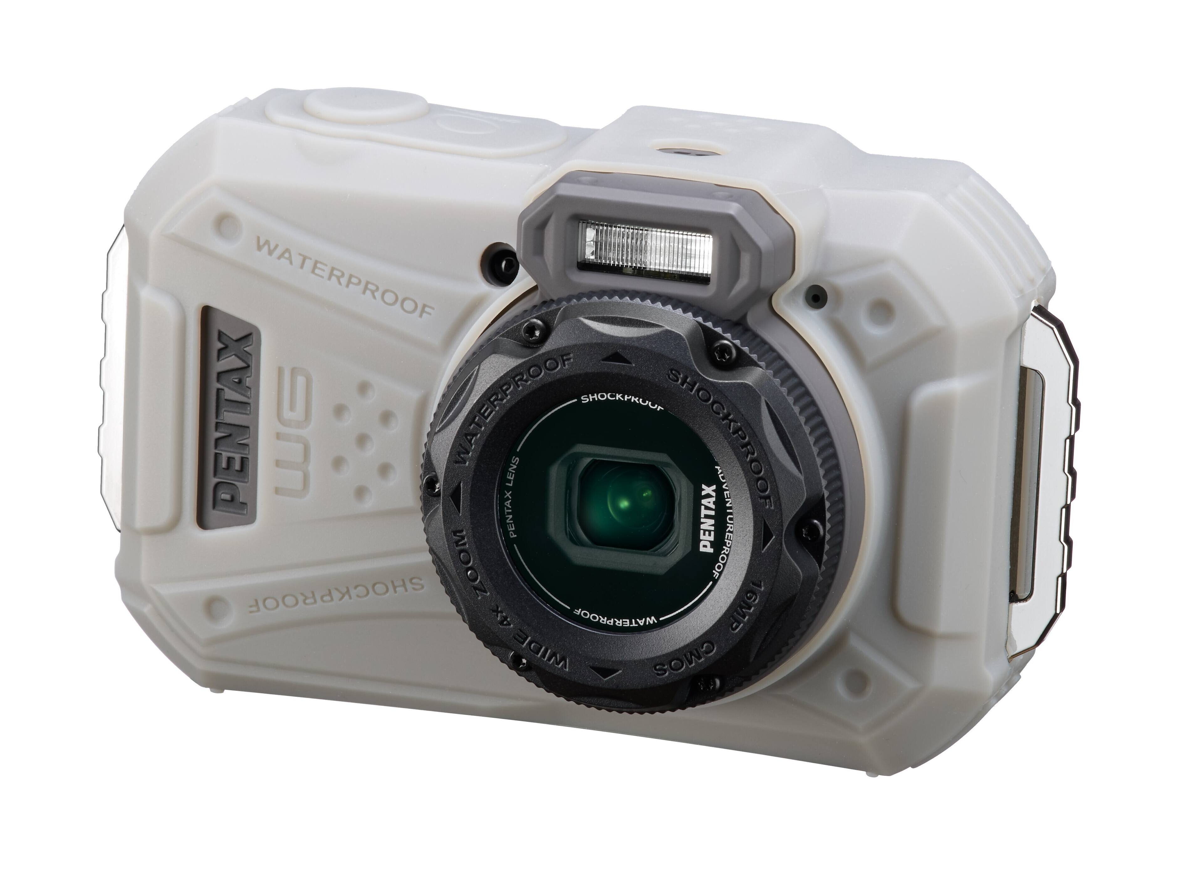 PENTAX WG-5
WATERPROOF
SHOCKPROOF
PENTAX LENS
WATERPROOF
SHOCKPROOF
16MP
4x ZOOM
MIDRANGE CMOS
WATERPROOF
SHOCKPROOF