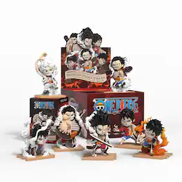 PopMarket - Mighty Jaxx - One Piece - Freeny's Hidden Dissection - Luffy's Gears Edition Blind Box (One Random - Collectibles - Multicolor