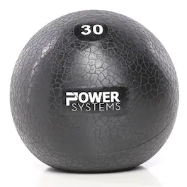 Power Systems - MEGA Slam Ball Prime (30 lb), No-Bounce 10" Medicine Ball for Strength & Core Training - Black