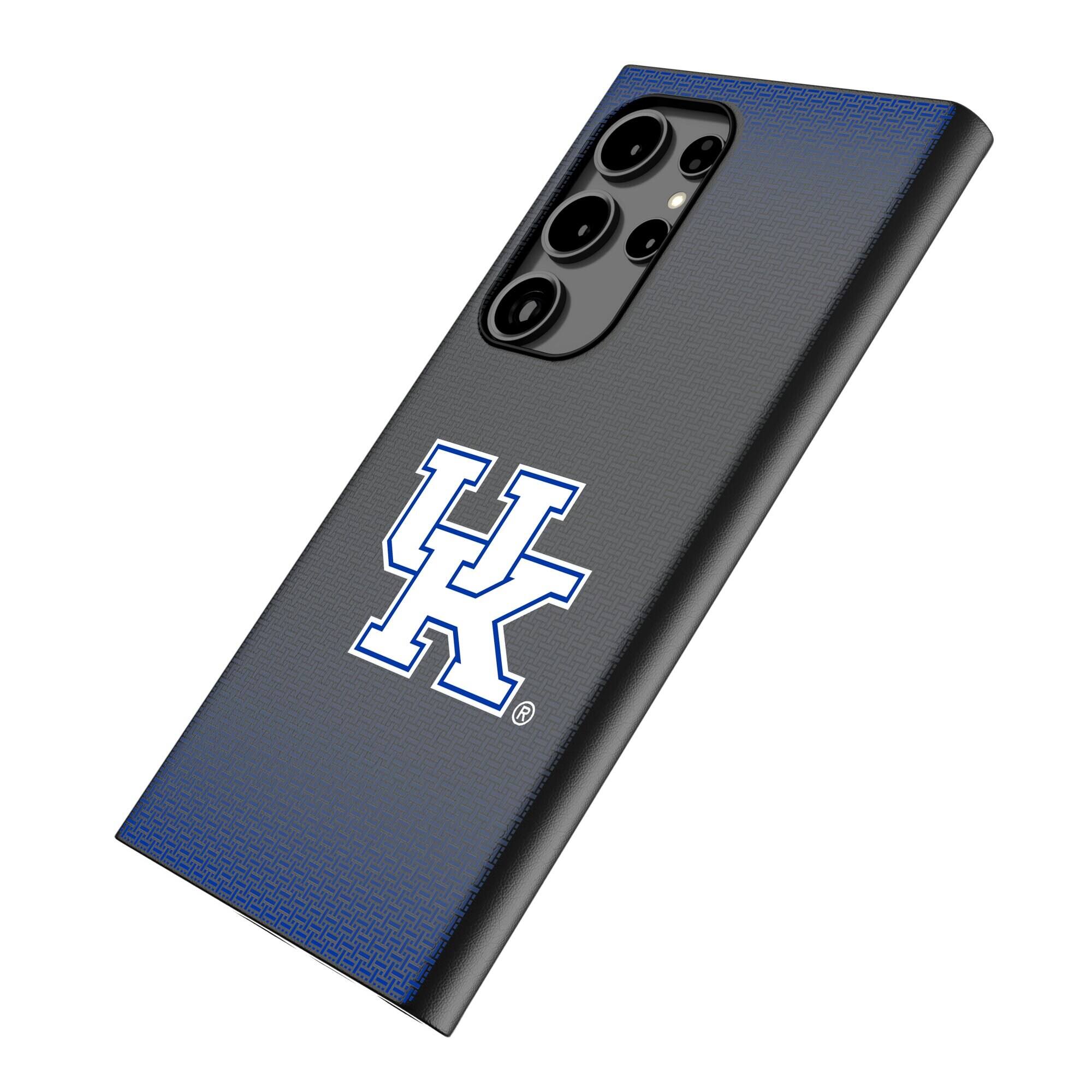 Alt View 1. Keyscaper - Kentucky Wildcats Linen Galaxy Magnetic Bump Case - S24 - Black.