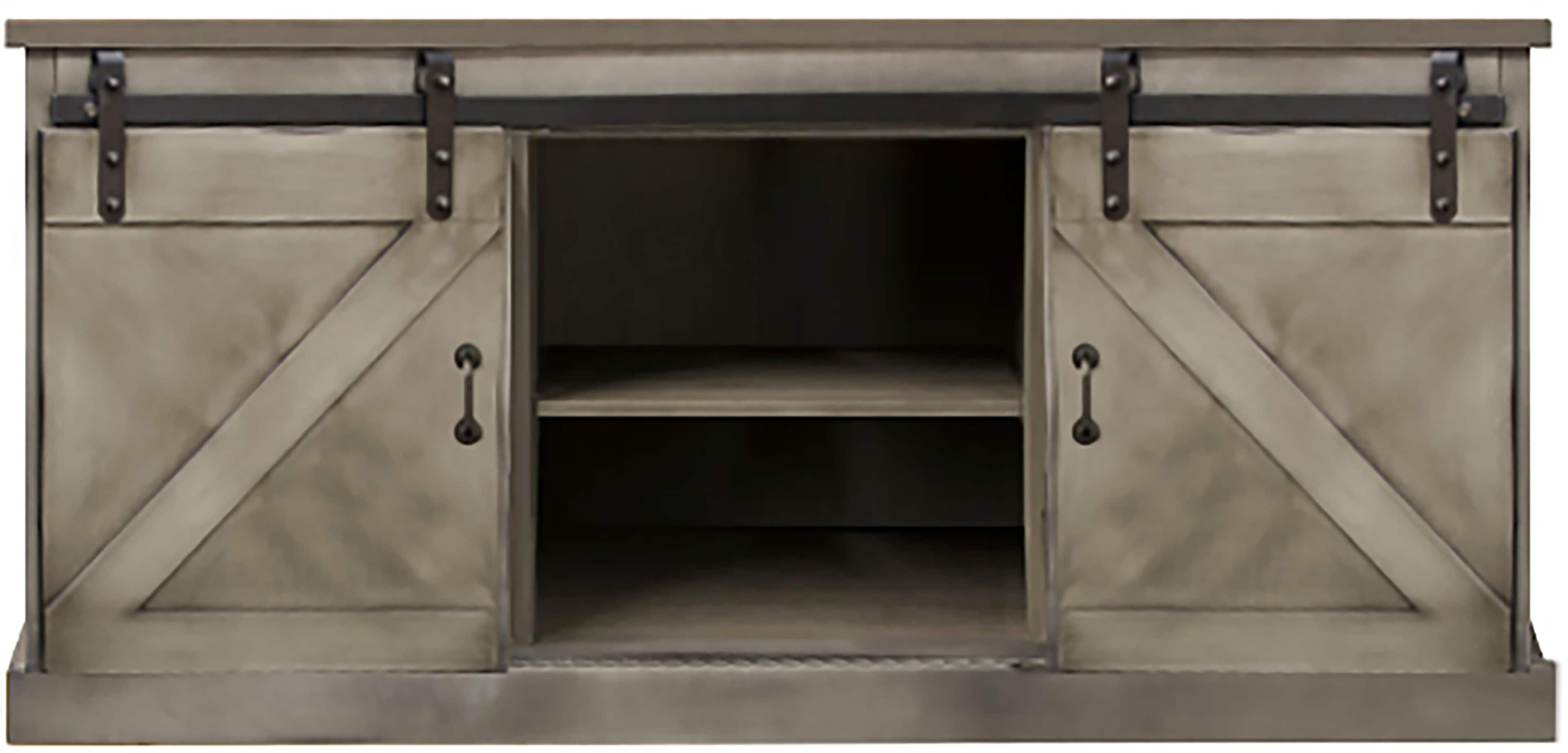 Legends Furniture - TV Stand for Most TVs Up to 75" - Aged Gray - Front_Zoom