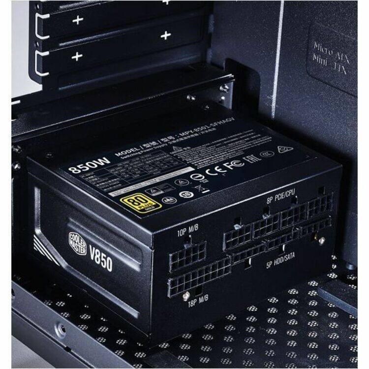 Mini Mico JIX MX SPHAGY MPY Y-8501

MODEL: 850W
OCEFCOOH
10 PCIE/CPU
8P PLUS 10P M/B
MASTER COOLER V850
5P HDD/SATA
18P M/B

850W
80 PLUS
COOLER MASTER V850

8P PCIE/CPU
10P M/B
5P HDD/SATA
18P M/B