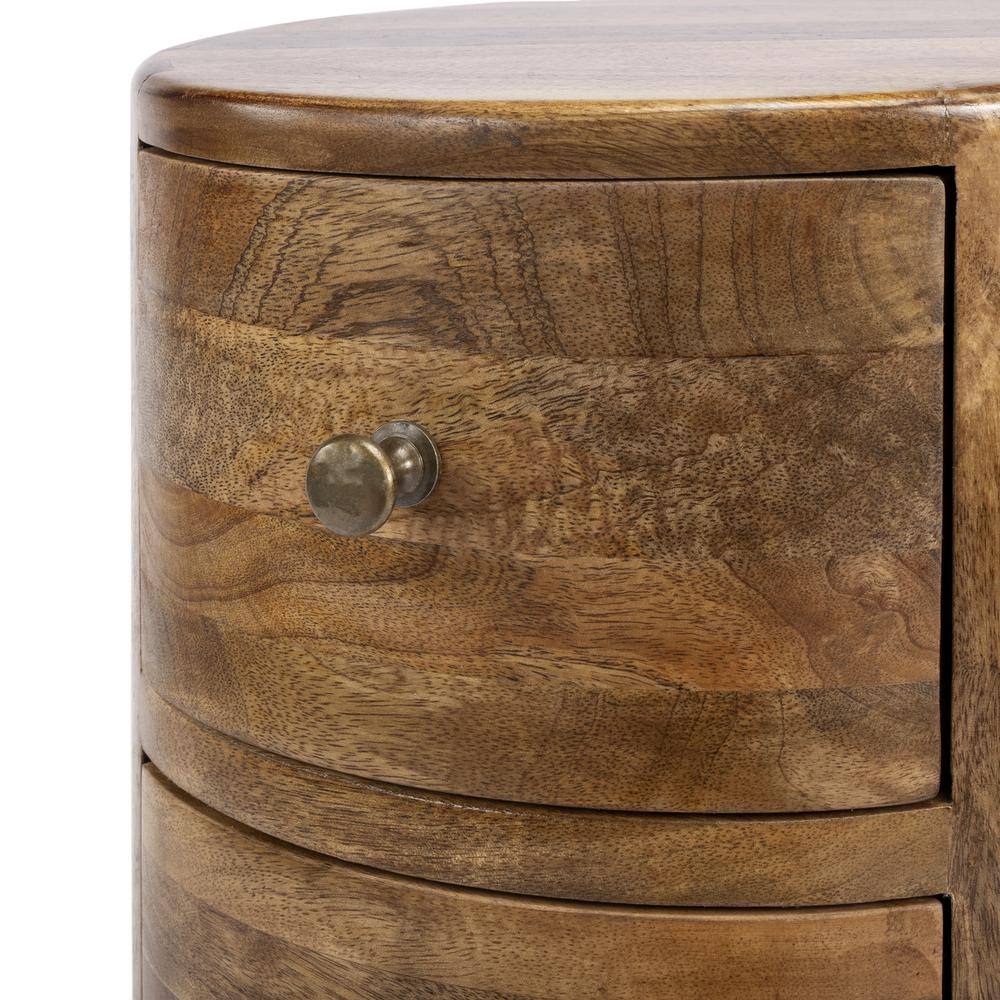 Alt View 10. Butler Specialty - Liam Light Wood End Table with Storage - Light Brown.