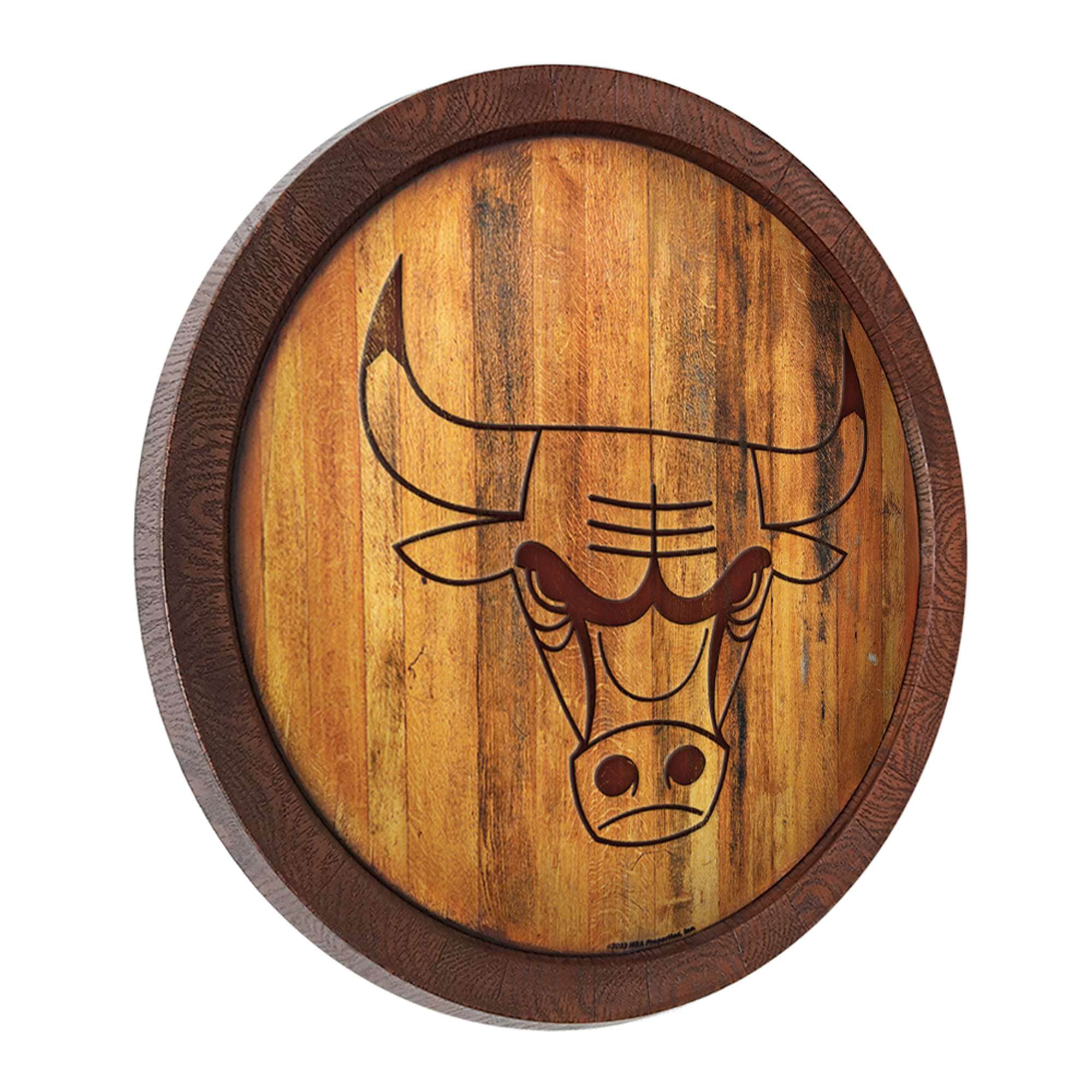 Alt View 1. The Fan-Brand - Chicago Bulls 20.25'' Faux Barrel Top Sign - Multicolor.